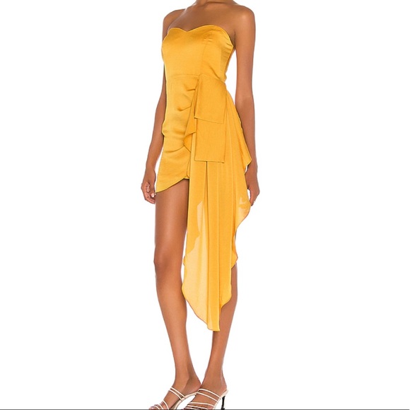 Lovers + Friends Dresses & Skirts - Lovers + Friends Ora Dress in Yellow